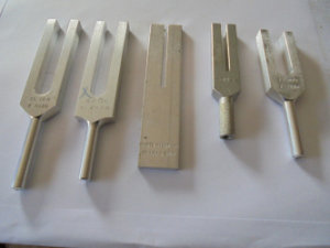Set 3 of Speedgun Tuning Forks